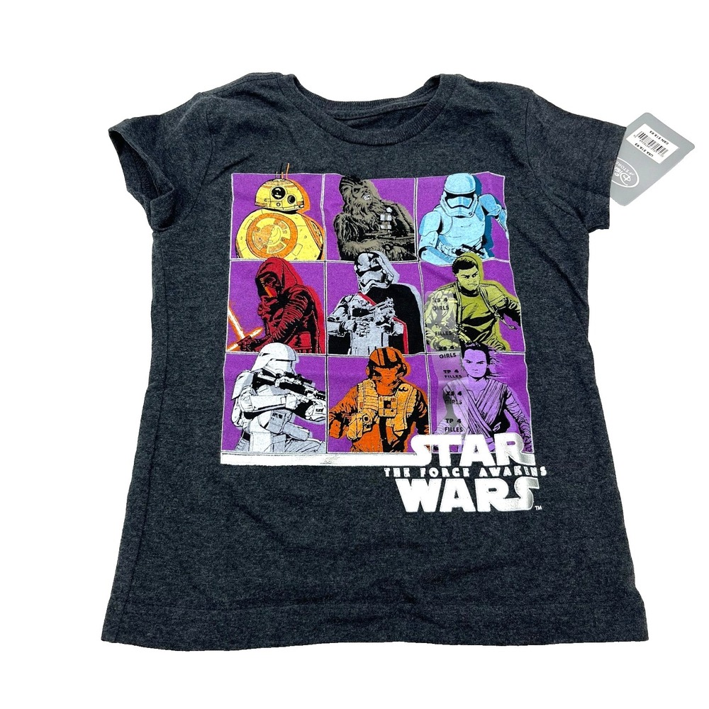 Disney Store Star Wars Girls T-Shirt XS(4)